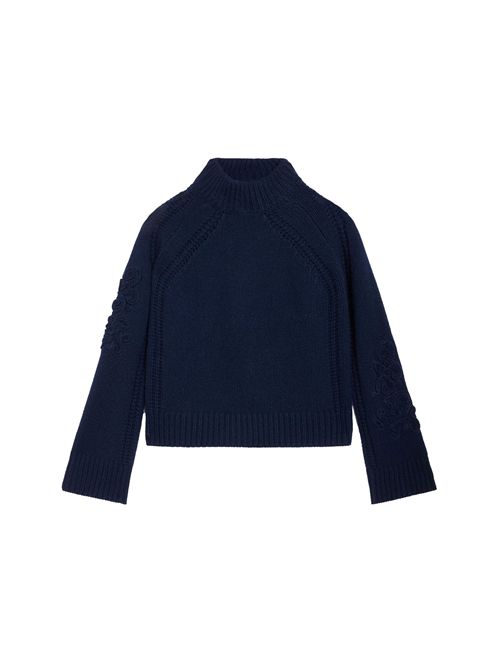 Maglia con ricami ERMANNO FIRENZE | D49EM001E54MFB7900234